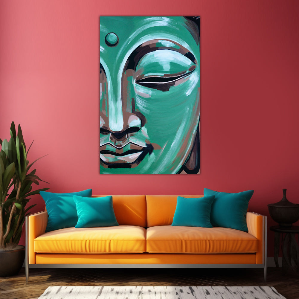 The Divine Presence: Serene Buddha Paintings for Meditation Spaces
