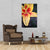 Vibrant Yellow Lily Wall Painting for Living Room, Bedroom, Office, Hotels, Drawing Room