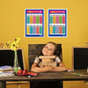 Multiplication Tables 1 to 20 Combo Chart for Kids | Self-Adhesive Educational Math Chart Set