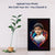 Customized Portrait Photo Frame with Colourful Heart | Custom Gift for Family & Friend | Stylish Memory Wall Decor