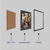 Personalized Collage Photo Frame | Custom 5-Photo Layout with Message Space | Elegant Gift for Weddings, Birthdays & Anniversaries