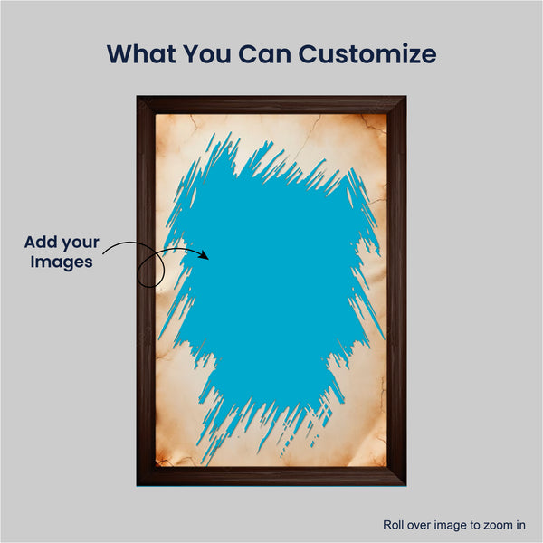 Personalised Photo Frame on Canvas or Vinyl Print with Frame | Customized Framed Wall Art for Birthday, Anniversary & Festival Gifting