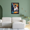 Customized Family Photo Frame | Personalized Portrait with Artistic Background | Home Decor, Anniversary & Gift