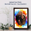 Personalized Photo Canvas Print with Frame | Customized Picture Painting for Gifts, Wall Decor