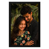 Personalized Couple Photo Frame with Custom Print | Romantic Everyday Love Portrait Frame for Home Decor | Thoughtful Gift for Couples & Special Moments