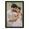 Personalized Couple Photo Frame with Custom Print | Romantic Portrait Picture Frame for Home Décor | Perfect Gift for Anniversary, Wedding & Special Moments