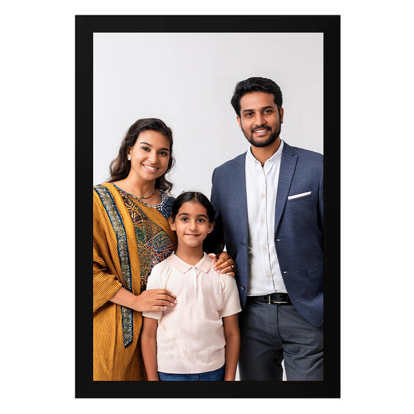 Personalized Photo Frame with Custom Print | Family Portrait Picture Frame for Home Decor | Thoughtful Gift for Living Room, Bedroom & Special Occasions