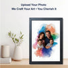 Personalized Photo Canvas Print with Frame | Customized Picture Painting for Gifts, Home Wall Decor