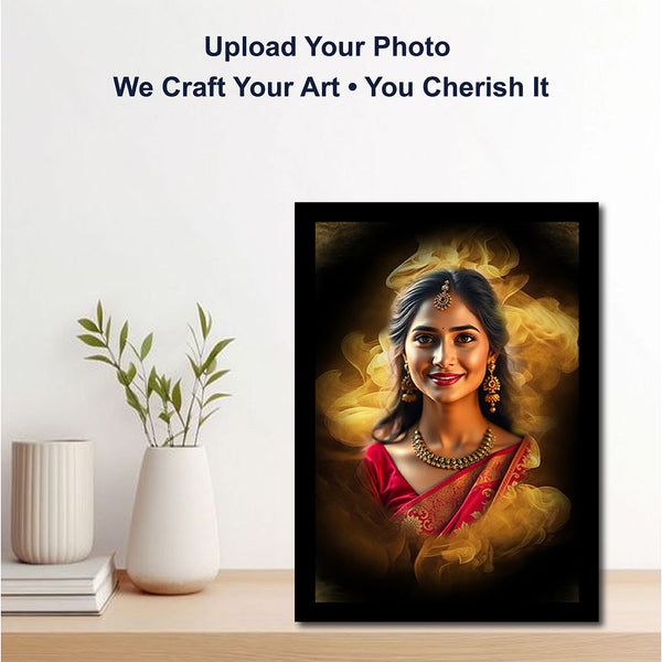 Personalized Photo Canvas Print with Frame | Customized Picture to Canvas Painting for Gift, Birthday, Anniversary