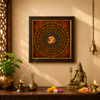 Om Namah Shivaya Acrylic Photo Frame | Sacred Shiva Mantra Om Wall Decor | Premium Spiritual Frame for Home, Office & Pooja Room
