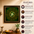Premium Swastik Wooden Photo Frame | Golden Swastik with Om Namah Shivaya Mandala | Vastu Spiritual Wall Decor