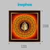 Premium Golden Lord Ganesha Wooden Photo Frame | Spiritual Mandala Wall Decor | Vastu Home & Office Decoration
