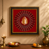 Golden Lord Ganesha Mandala Acrylic Photo Frame | Premium Ganpati Wall Decor | Spiritual Wall Frame for Home, Office & Pooja Room