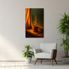 Warm Cup By The Rainy Window | Canvas Wall Art For Comfort And Calm Vibes | Monsoon Paintings For Bedrooms, Hallways & Cafe Walls