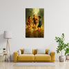 Happy Kids Playing In The Rain | Nostalgic And Uplifting Canvas Art For Home And Nursery | Nature Themed Canvas