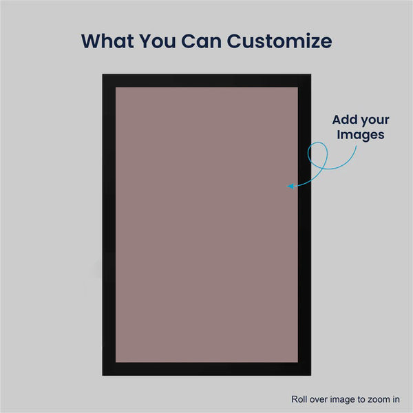 Personalized Photo Frame with Custom Print | Baby & Couple Portrait Picture Frame for Home Decor | Meaningful Gift for Living Room, Bedroom & Special Occasions