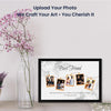 Personalized Best Friend Photo Frame | Custom Friendship Gift with Hanging Polaroid Style Photos | Thoughtful Gift for Friends