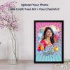 Customized Happy Birthday Photo Frame | Custom Single Photo with Colorful Balloon Design | Fun Birthday Gift
