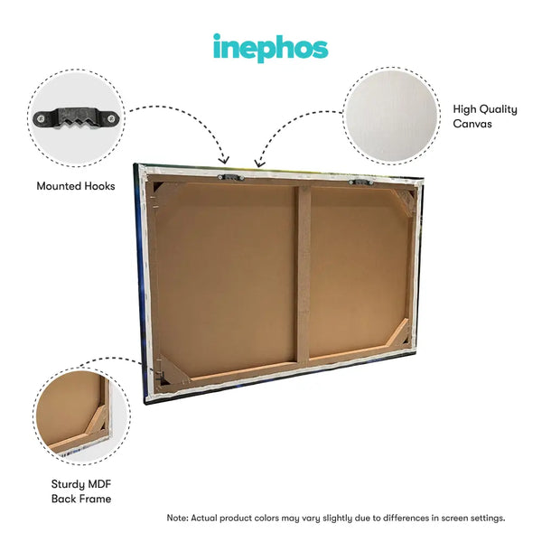 Peaceful Buddha Wall Painting for Living Room, Bedroom, Office, Hotels, Drawing Room