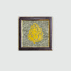 AstroZiva Lord Ganesha Raw Pyrite Frame | Vastu Obstacle Remover, Success & Luck | 100% Original Raw Pyrite Cluster Crystal | Spiritual Energy & Financial Abundance