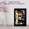 Customized Love Photo Frame for Couples | Romantic Wall Art with Your Photos & Message