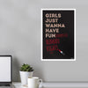 Empowering Feminist Wall Art | Gender Equality | Fundamental Human Rights Poster | Perfect Decor for Feminists and Activists