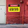 Funny Warning Sign Wall Poster | If You Have a Weak Heart Do Not Enter | Bold Yellow Sign for Room, Garage & Outdoor Wall