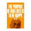 Dalai Lama Quote Poster | Inspirational Wall Art | Purpose of Life Quote | Home, Office and Meditation Space Decor