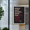 Empowering Feminist Wall Art | Gender Equality | Fundamental Human Rights Poster | Perfect Decor for Feminists and Activists