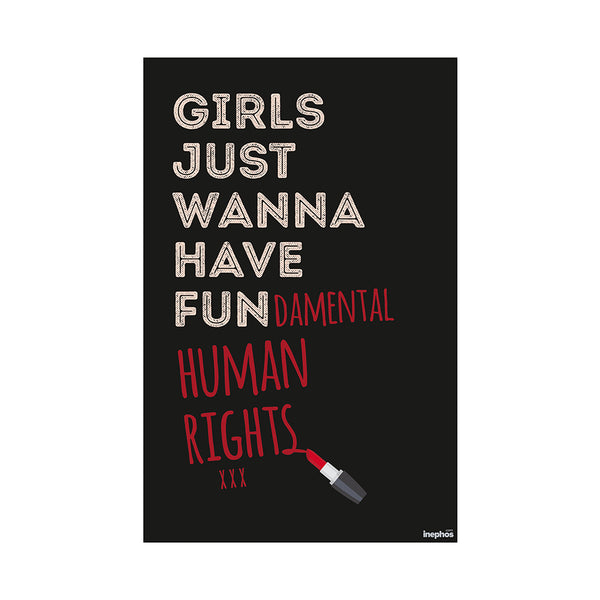 Empowering Feminist Wall Art | Gender Equality | Fundamental Human Rights Poster | Perfect Decor for Feminists and Activists