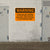 Warning Shooting Range | Funny Wall Poster for Factory, Garage, or Personal Space | Orange & Black Caution Design