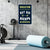 Funny Gym Vinyl Wall Poster | Education Is Important But Big Biceps Are Importanter | Workout Room Poster for Fitness Lovers