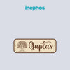 Elegant Tree Family Name Plate | Custom Wall Decor For Home Entrance And Flat Doors