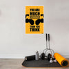 You Are Much Stronger Than You Think | Gym Motivation Poster | Bold Vinyl Wall Art for Fitness & Workout Inspiration