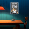 Bruce Lee Quote Wall Poster | As You Think So Shall You Become | Inspirational & Motivational Posters