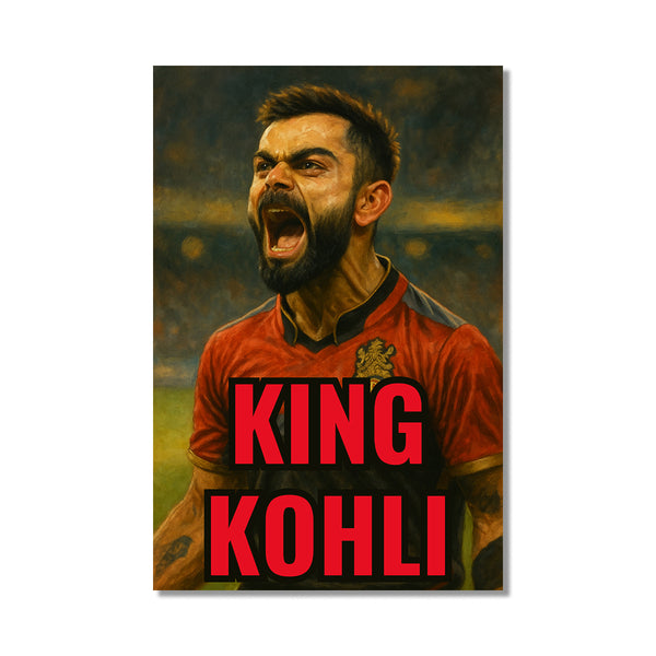 Celebrate the fire of King Kohli with this fierce IPL poster | Virat Kohli’s iconic on-field roar