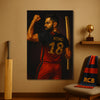 Kohli with this IPL-inspired poster | Capturing his powerful pose with bat and flexed arm