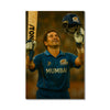 The magic of Sachin Tendulkar with this vibrant Mumbai Indians poster | Master blaster raising his bat