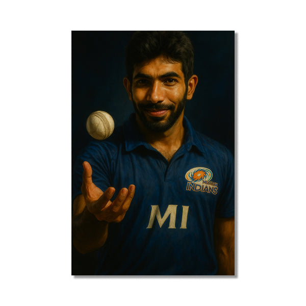 Jasprit Bumrah with this detailed IPL poster | Showcasing the Mumbai Indians pace master