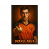 Sunrisers Hyderabad Orange Army poster | Fierce cricket stars Pat Cummins
