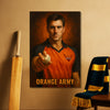 Sunrisers Hyderabad Orange Army poster | Fierce cricket stars Pat Cummins