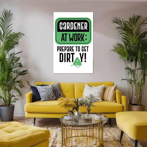 Garden Décor Sign for Plant Lovers, Backyard Gardeners, Sheds, Patios, Green Rooms & Outdoor Hobby Spaces