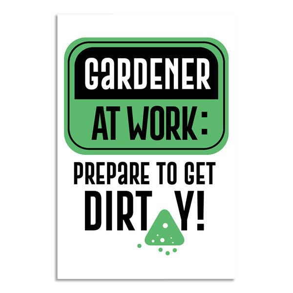 Garden Décor Sign for Plant Lovers, Backyard Gardeners, Sheds, Patios, Green Rooms & Outdoor Hobby Spaces