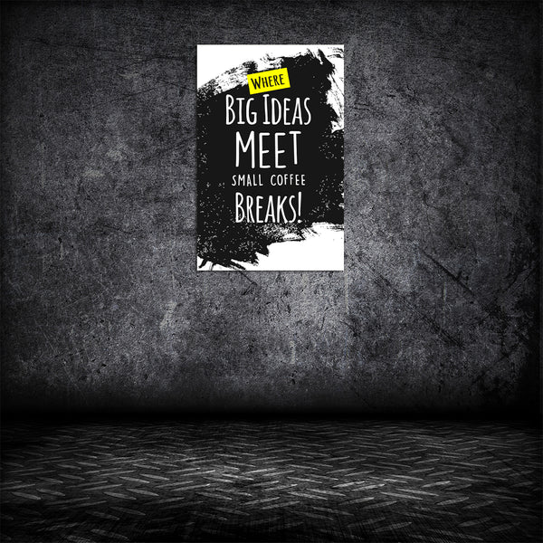 Motivational Office Wall Poster | Creative Workplace Décor for Offices, Desks, Coworking Spaces & Home Workstations