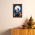 Radha Krishna Framed Poster | Moonlight Divine Couple Wall Art for Love, Harmony & Positive Energy | Krishna Flute Spiritual Vastu Décor