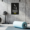 Bruce Lee Quote Wall Poster | Knowing is Not Enough | Motivational Poster for Room, Gym & Office