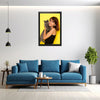 Custom Pet & Owner Portrait Wall Art with Frame | Personalized Photo to Premium Framed Artwork | Customized Pet Lover Gift