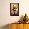 Shirdi Sai Baba Photo Frame | Premium Sai Baba Portrait Wall Frame for Home Temple | HD Framed Wall Decor