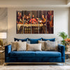 The Last Supper Multi Frame Vinyl Wall Painting | Classic Christian Wall Art For Dining Room, Prayer Room, Or Church