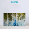 Blue Buddha Multi Frame VinylPainting For Wall Decoration | Spiritual Wall Art For Living Room, Bedroom, Office